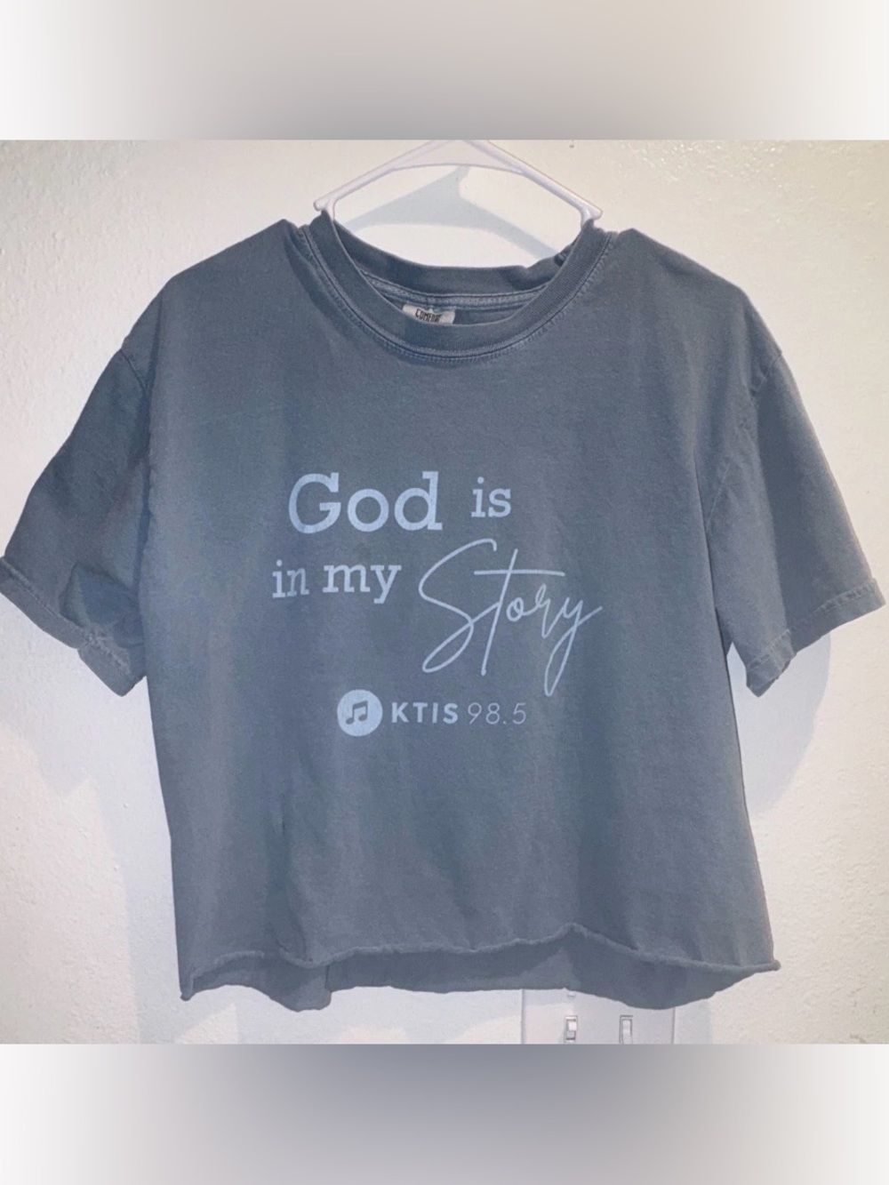 Blue 98.5 KTIS Graphic Tee Shirt Large